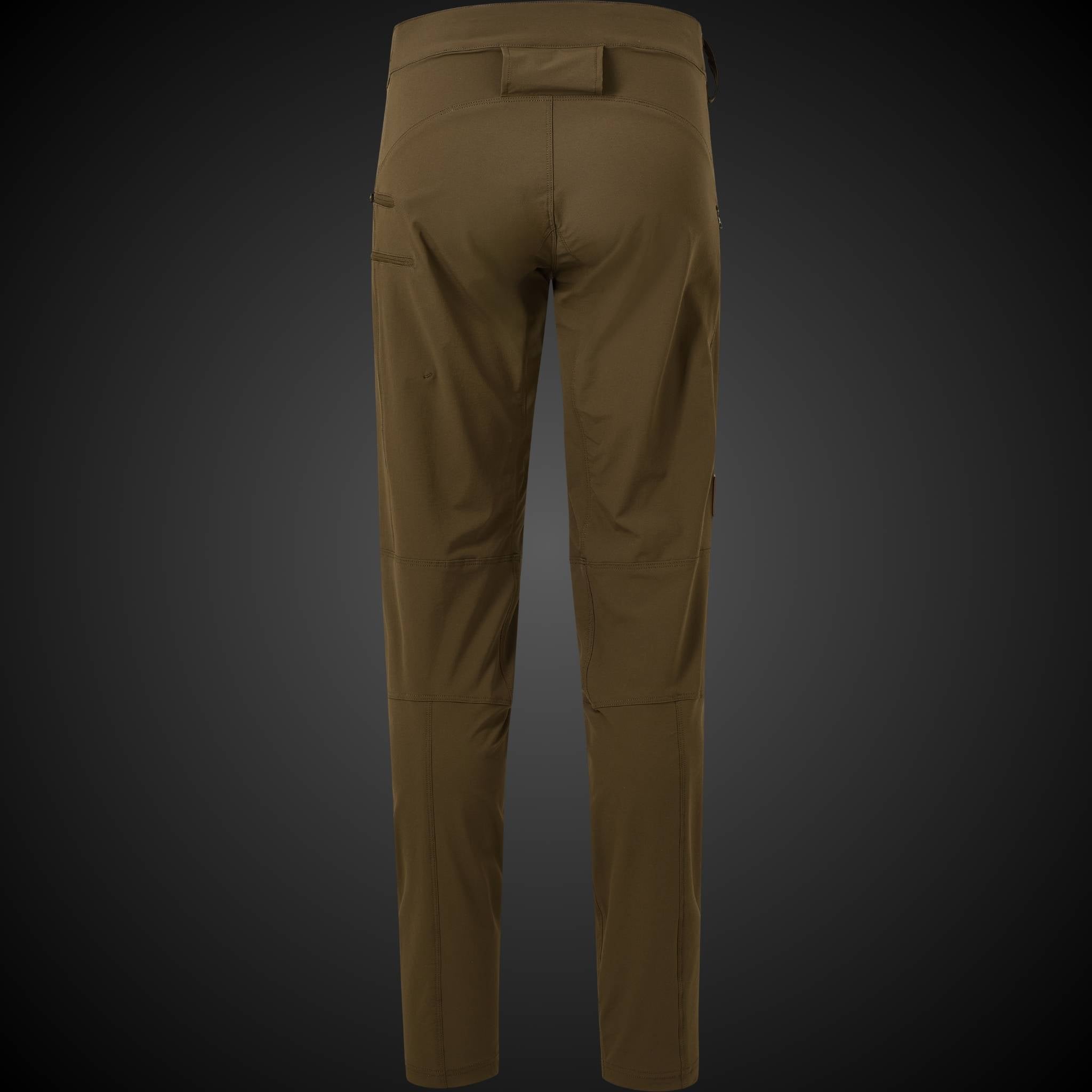 All-condition khaki MTB pants, Gravity 1.02, blending comfort with endurance for challenging outdoor biking trails